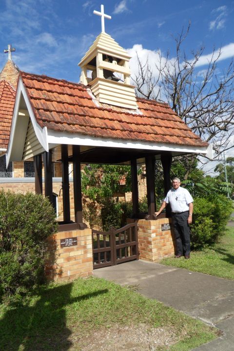 The restored lychgate